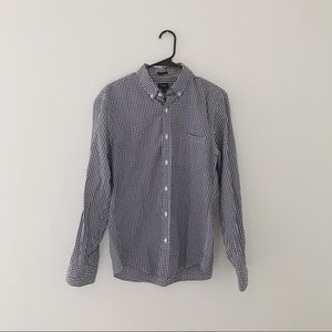 J. Crew Factory gingham button down